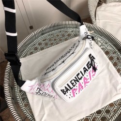 Balenciaga graffiti belt bag