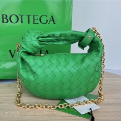 bottega veneta jodie with chain bag green
