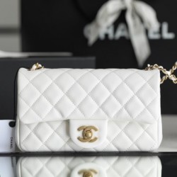 Chanel classic flap mini with golden ball