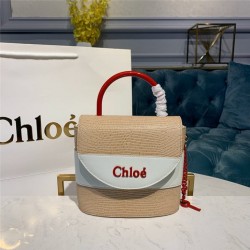 chloe aby mini leather shoulder bag