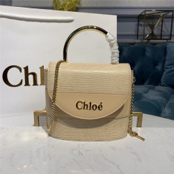 chloe aby mini leather shoulder bag