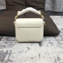 chloe c mini square bag white