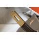  Hermes Kelly 28cm Bag In Taupe Grey Clemence Leather GHW
