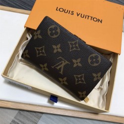 Louis Vuitton  montaigne Fuchsia Juliette Money Clip 13.5x11x3cm