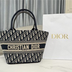 Dior book tote vegetable basket shopping bag
